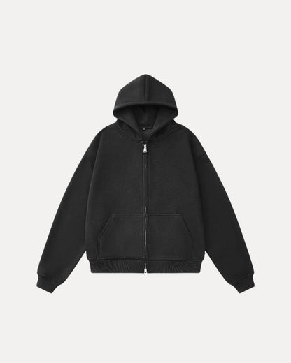 Mono Zip Hoodie