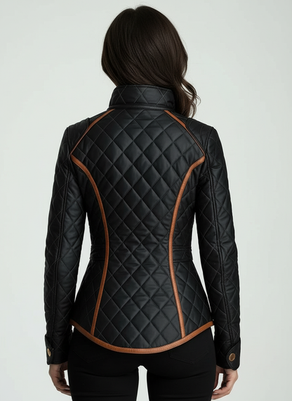 Lillian | Diamond-quilted Padded Jacket